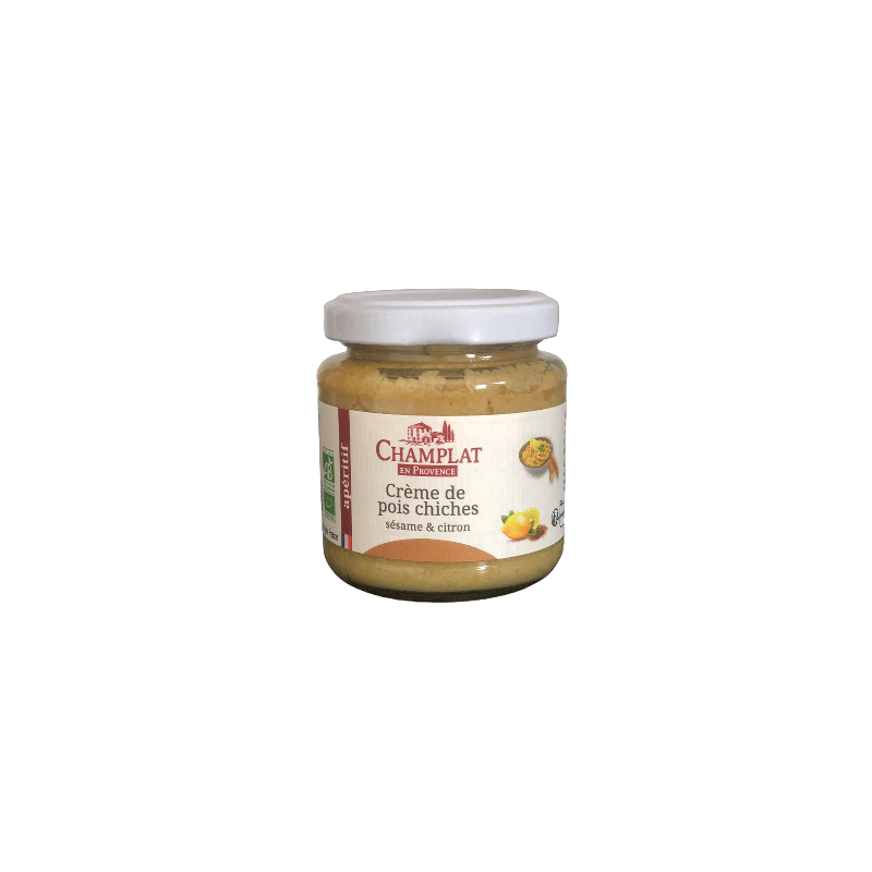 Crème de pois chiches et sésame 110g, Champlat