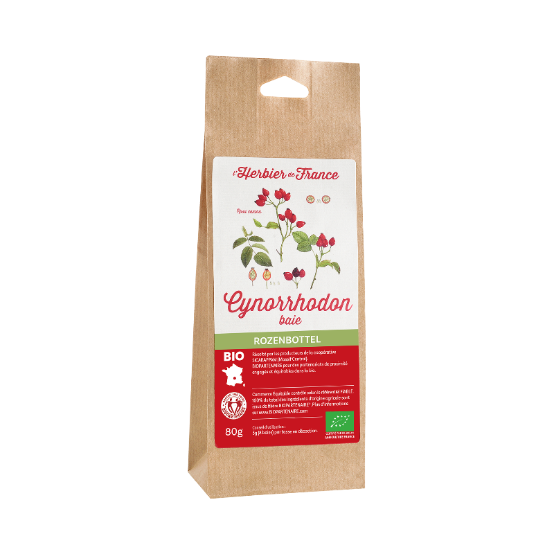 Cynorrhodon baie Biopartenaire 80g, l'Herbier de France