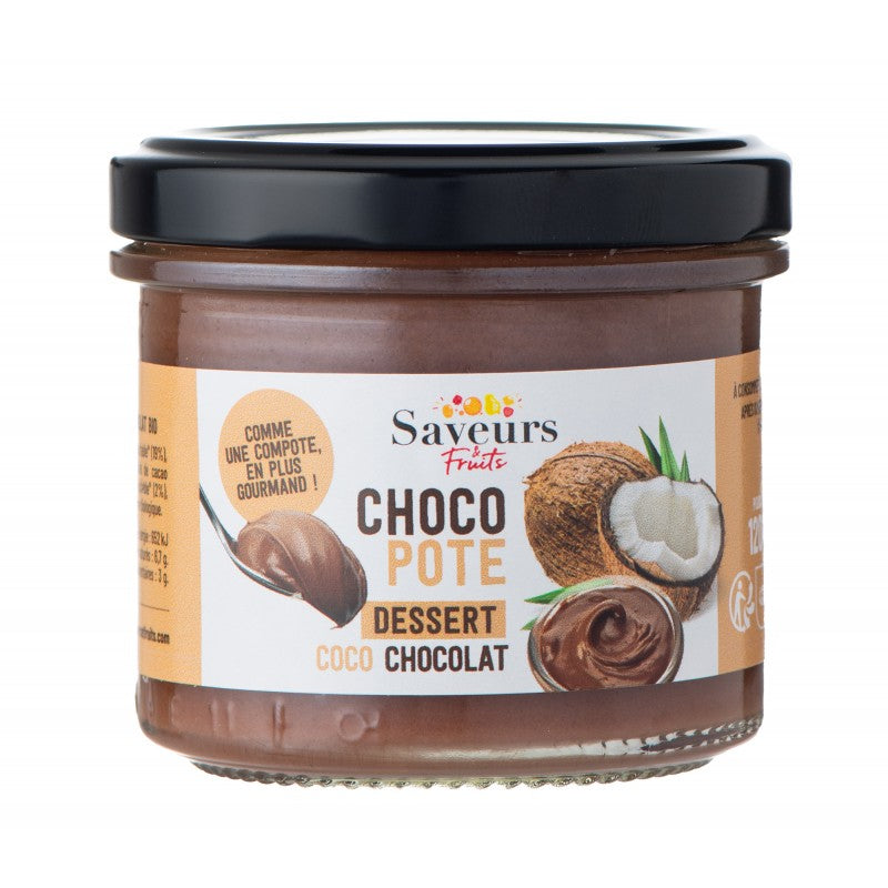 Choco pote  noix de coco, 120g, Saveurs et fruits