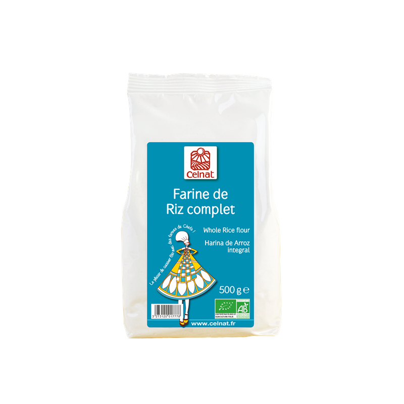 Farine de riz complet, 500G, Celnat