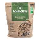 Muesli croustillant lin et graines de courges, FORMAT ECO,  900g, Favrichon