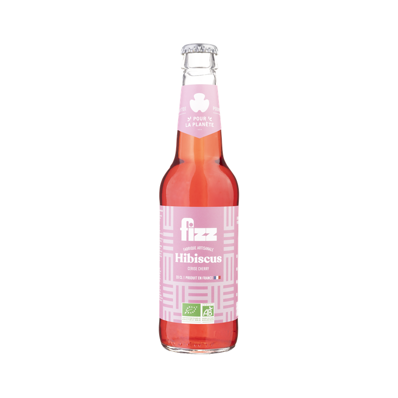 Fizz boisson gazeuse cerise hibiscus 33cl, Meinau
