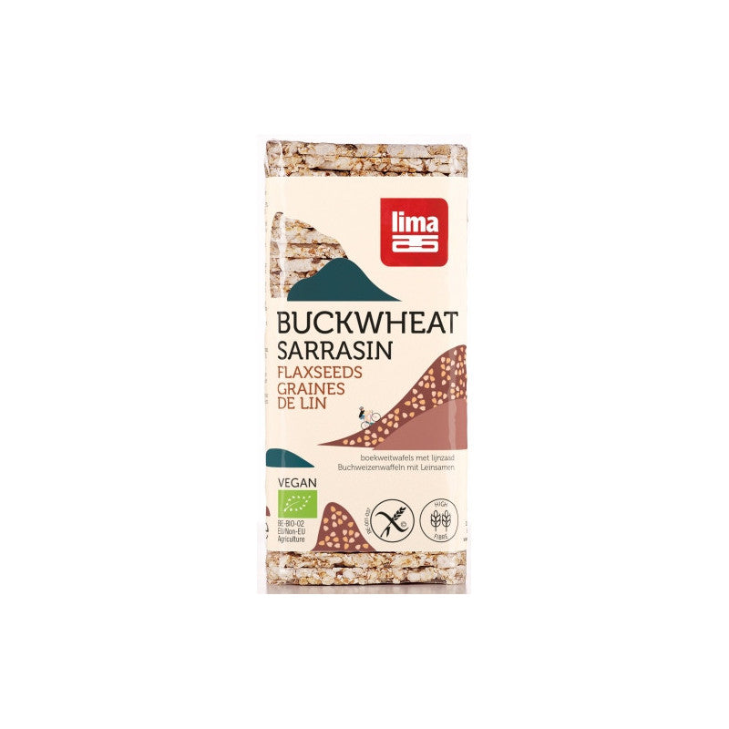 Galettes de sarrasin aux graines de lin 150g, Lima