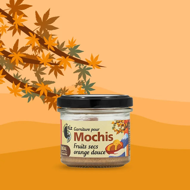 Garniture pour mochis Fruits secs et Orange douce, Autour du Riz