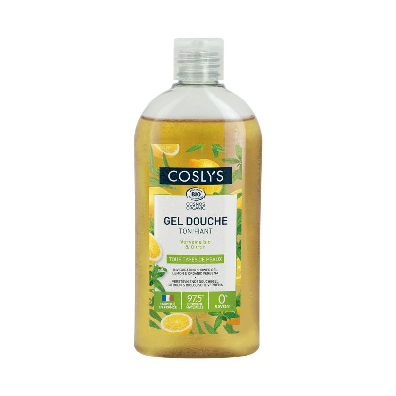 Gel douche Verveine bio & citron, 250ML, Coslys