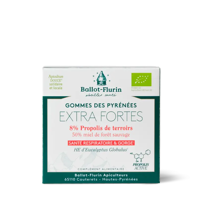 Gommes des Pyrénées EXTRA-FORTES, 10x10 ml, Ballot-Flurin