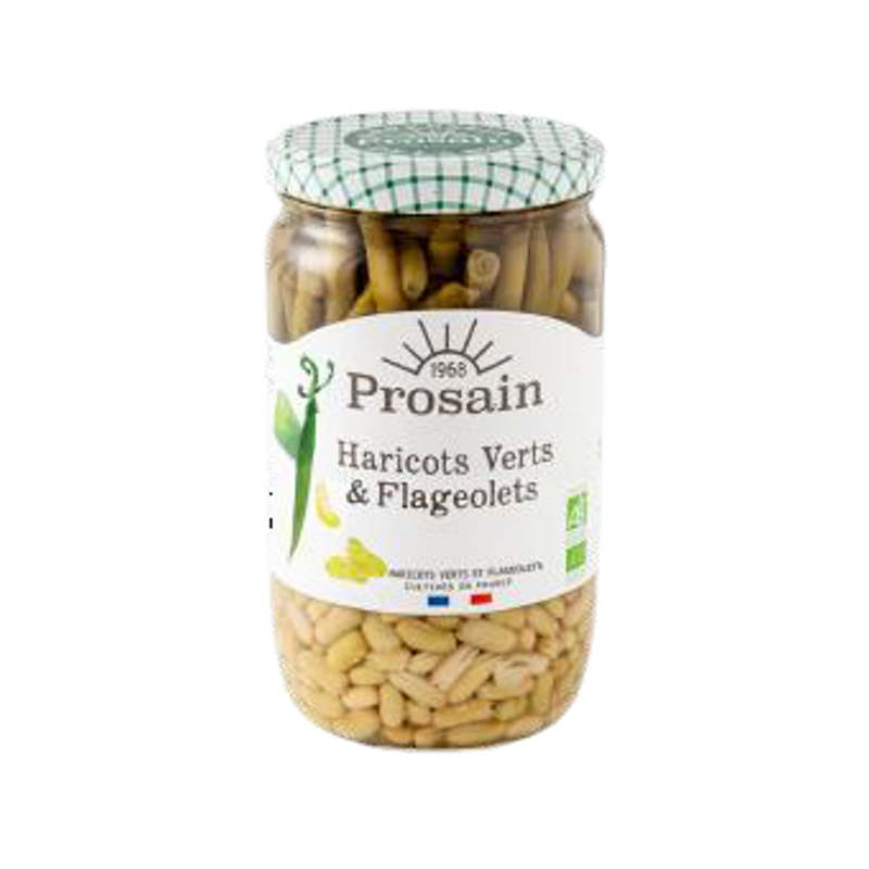 Haricots verts et flageolets France 425g , Prosain
