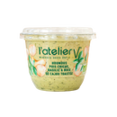 Houmous aux pois chiches France, basilic et noix de cajou toasté, 150g, l'Atelier V