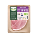 Jambon supérieur avec couenne conservation sans nitrite x2 80g, Bioporc