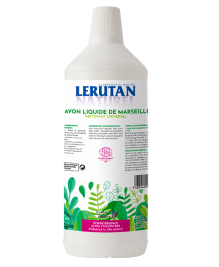 Savon liquide de Marseille, ultra concentré, 1 litre,  LERUTAN