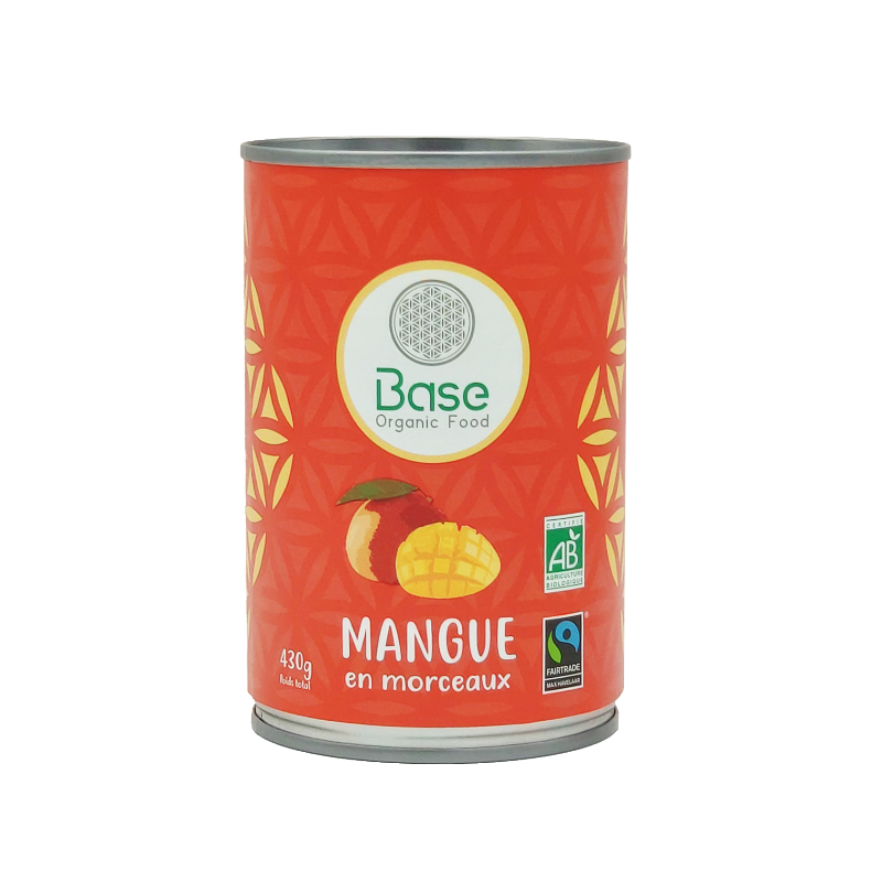 Mangue en morceaux Commerce Equitable 210g, Base Organic Food
