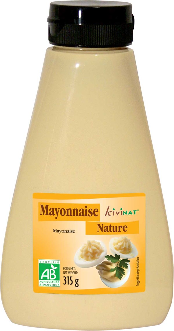 Mayonnaise à la moutarde de Dijon, pot squeeze, 315g, Natur'avenir