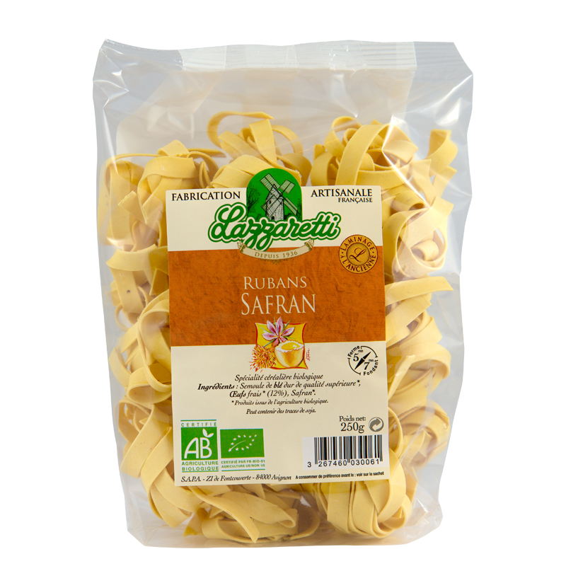 Pâte ruban au safran 250g, Lazzaretti