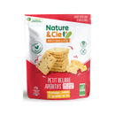 Petit-beurre apéritif au fromage, cumin et graines de lin 80g, Nature et Cie
