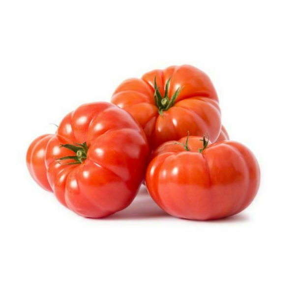 Tomate Bio, variété Côtelée Rouge, origine France, 500 gr