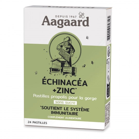 Propolentum Echinacéa Zinc, 24 pastilles, Aagaard