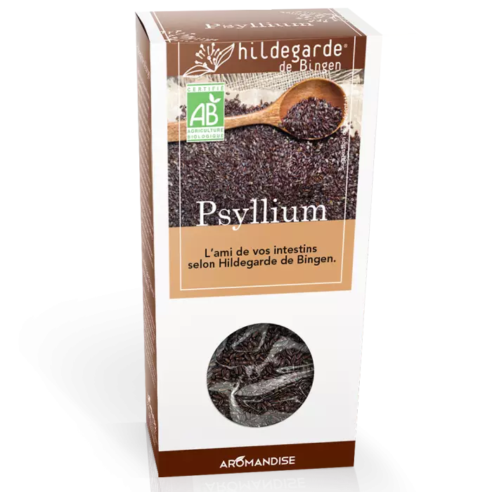 Psyllium brun, Hildegarde de Bingen, 90g, Aromandise
