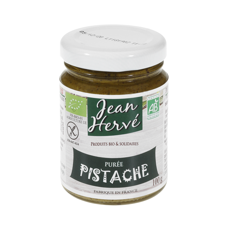Purée 100% pistache, 100g, pistache origine Espagne, Jean Hervé
