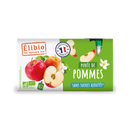Compote de pomme en gourde 12x90g, Elibio