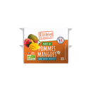 Purée de pomme et mangue, en coupelle 4x100g, Elibio