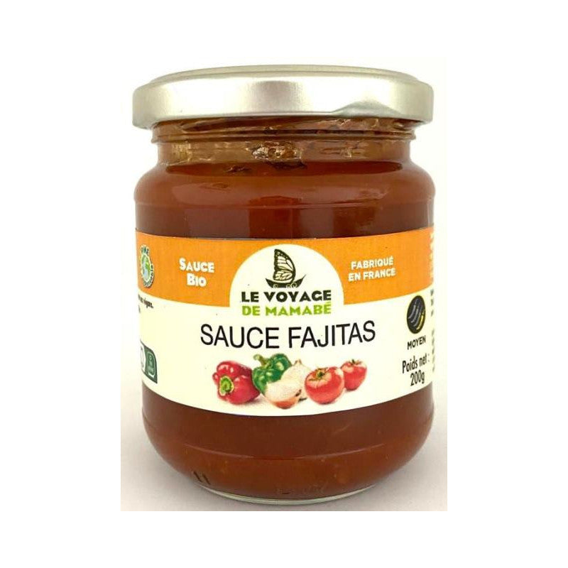 Sauce fajitas 200g, le Voyage de Mamabé