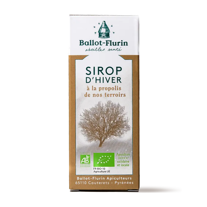 Sirop d'hiver à la propolis de nos terroirs, 100ml, Ballot-Flurin