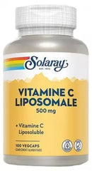 Vitamine C Liposomale, 500 mg, 100 Caps, Solaray