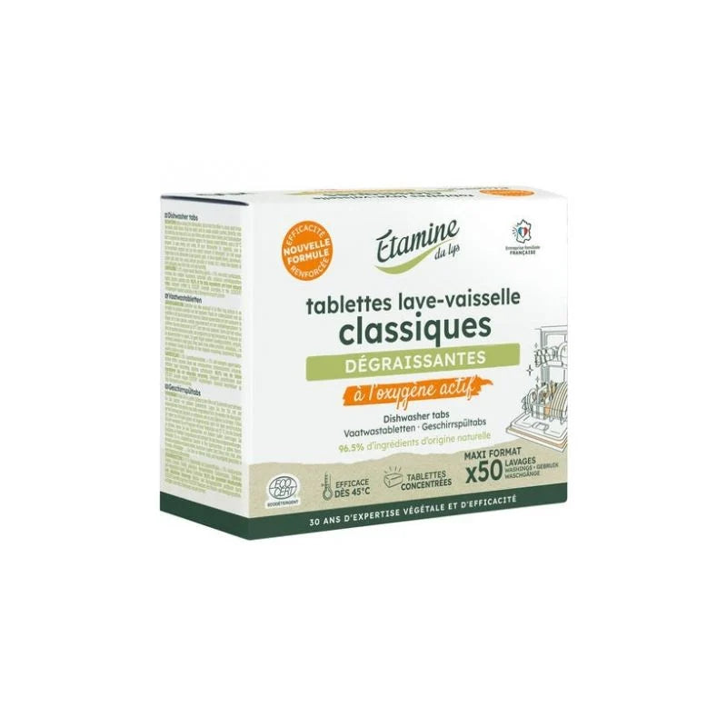 Tablettes lave-vaisselle classique x50, Etamine du lys