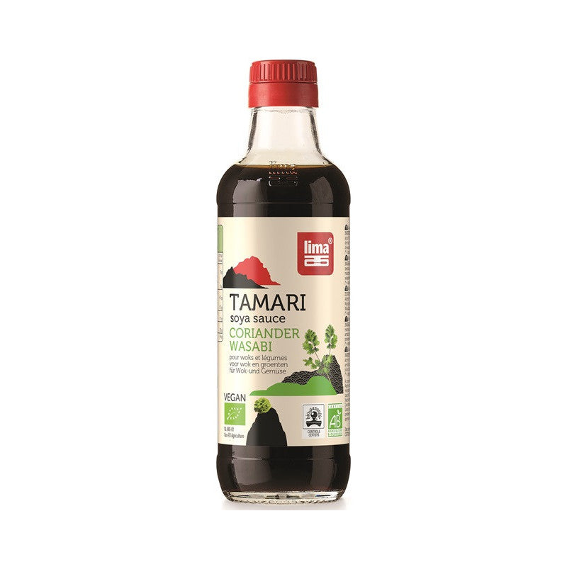 Tamari wasabi & coriandre 250ml (wok & légumes), Lima