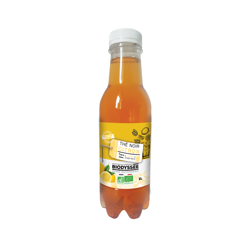The glacé, thé noir au citron, 1litre, Biodyssee