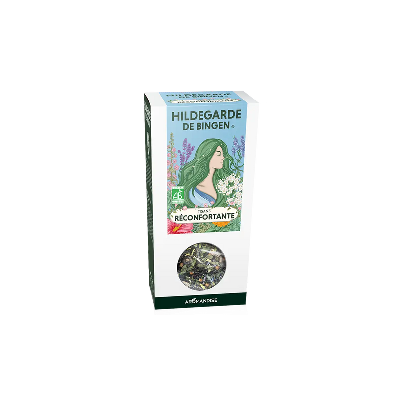Tisane réconfortante Hildegarde vrac, 80g, Aromandise
