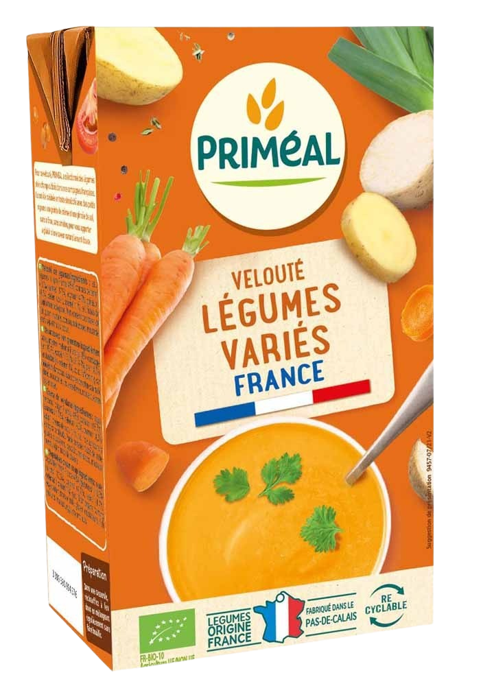 Mouliné de légumes variés, 100% France, 1l, Priméal