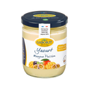 Yaourt brassé mangue passion, pot en verre 400g, Gaborit
