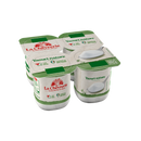Yaourt chèvre nature 4x120g , La Chèvrerie