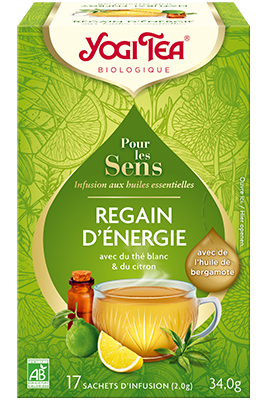 Infusion Regain d'Energie, Yogi Tea, infusettes