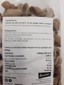 Pâtes, coquillage blé ancien de seigle, 300g, Pais'an