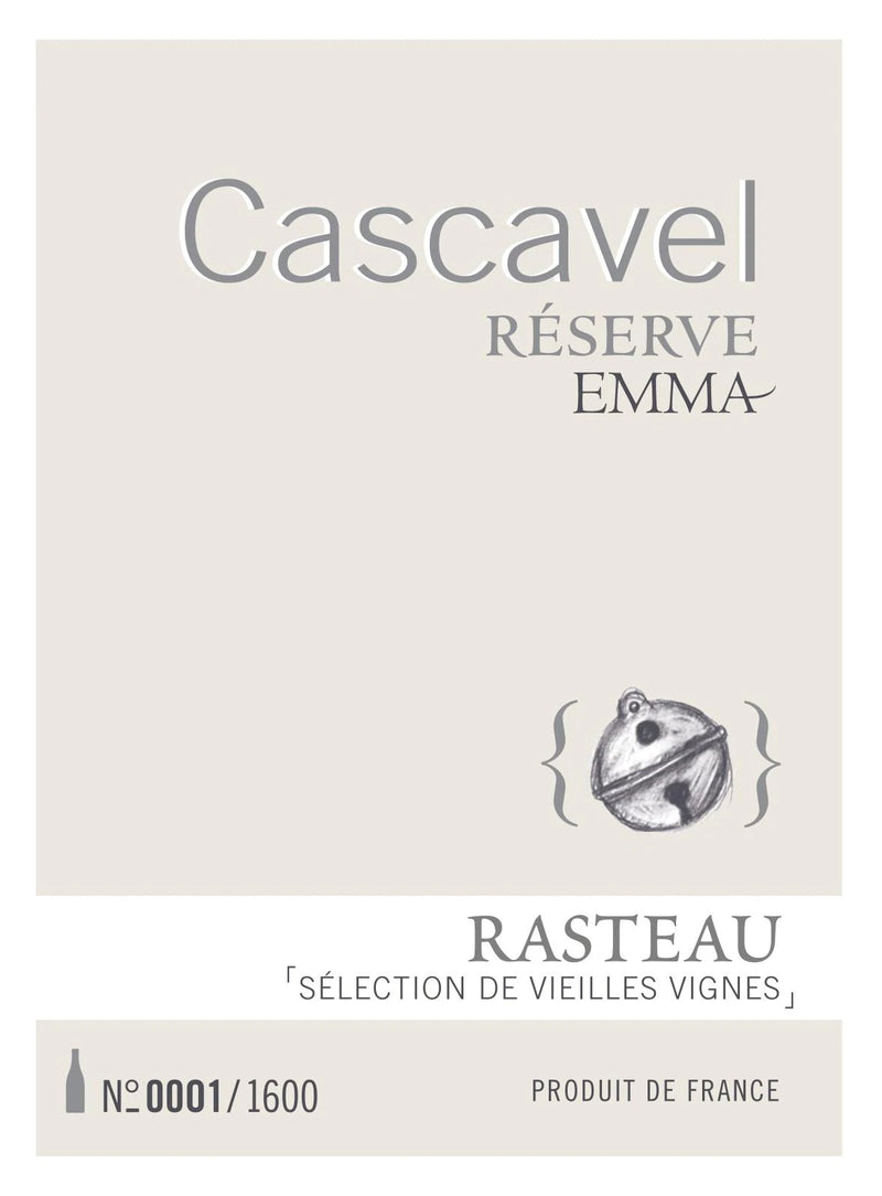 Vin Rouge Bio AOC Rasteau 2016, Vieilles Vignes, Cuvée Réserve Emma, Domaine Cascavel