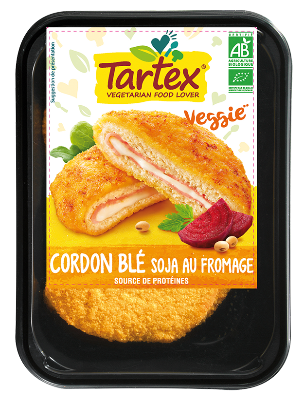 Cordon Blé Soja & Fromage, 150g, Tartex