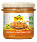 Tartinade lentilles rouges, mangue-curry, 190g, Bonneterre