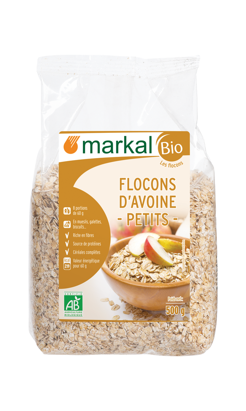 FLOCONS D'AVOINE PETITS, 500g, Markal