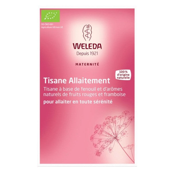 Tisane allaitement, fruitée au fenouil et aux aromes de fruits rouges, 40g, Weleda