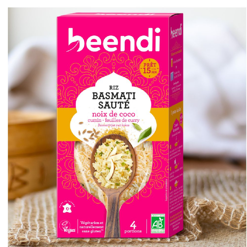VRAC Riz basmati à la noix de coco, Bendhi  250g