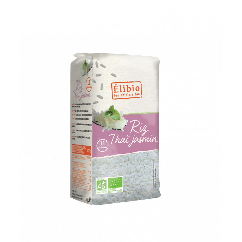 Riz thai blanc, 1 kilo, Elibio