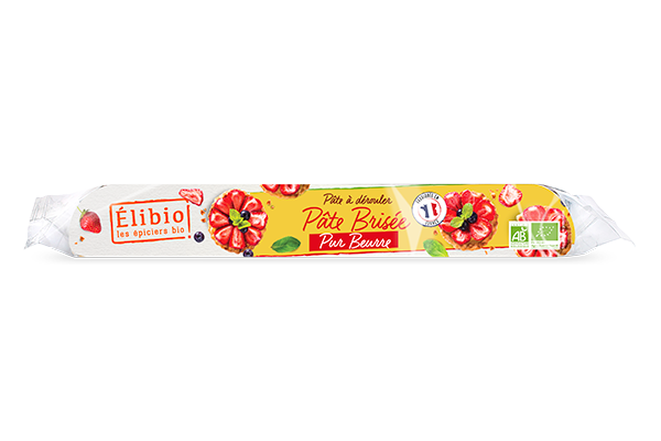 Pâte brisée pur beurre, 230g, Elibio