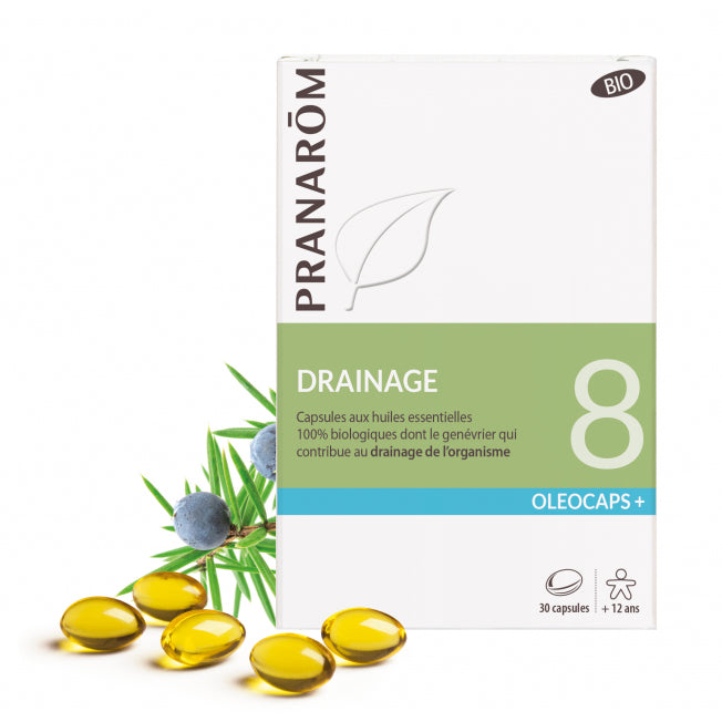 Capsules drainage, 30 capsules, Pranarom