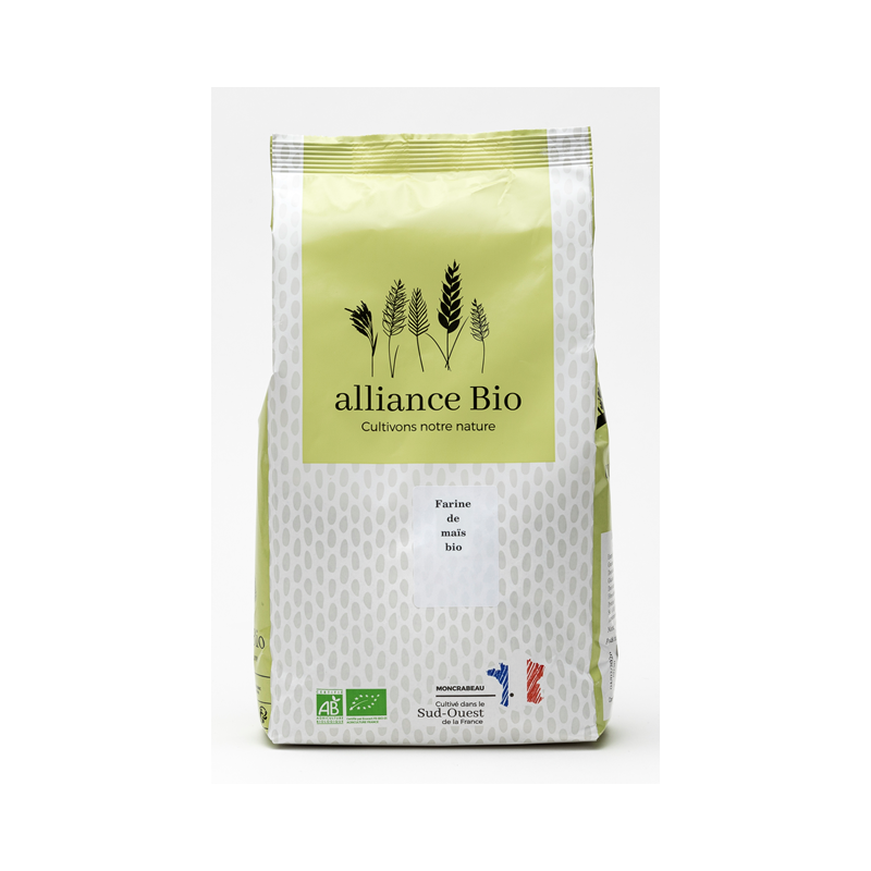 FARINE DE MAÏS, 1 kilo, alliance Bio
