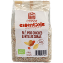 Blé, pois chiches lentilles corail, 250g, Celnat