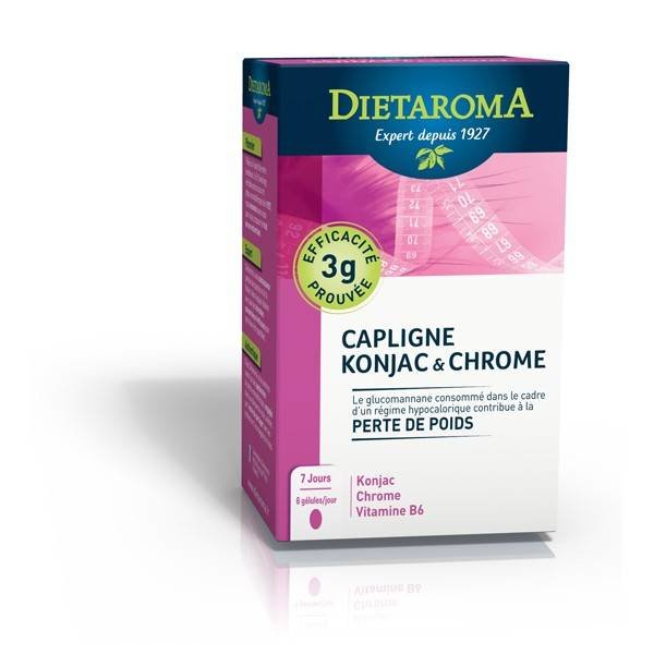 Konjac et Chrome, 40 gélules, Dietaroma