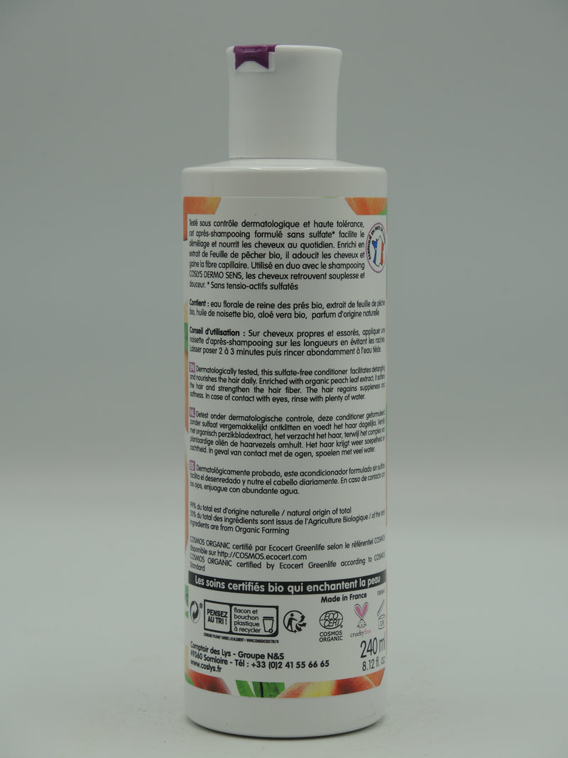 Après shampoing haute tolérance, 240ml, Coslys