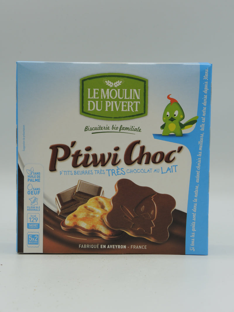 P'tiwi choc' au chocolat au lait, 125g, le Moulin du Pivert